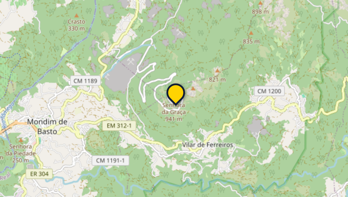 Mapa — Alto da Senhora da Graça
